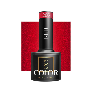 Smalto Ocho Nails Hybrid Rosso 205 -5 G