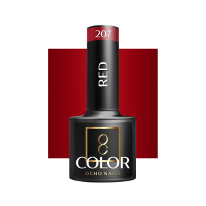 Smalto Ocho Nails Hybrid Rosso 207 -5 G