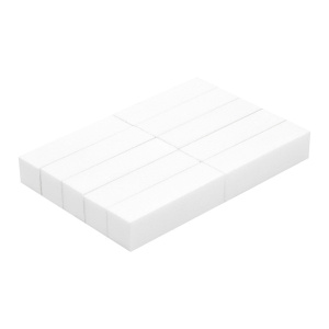 Activeshop Blocco Per Unghie Ocho 10 Pezzi. Bianco