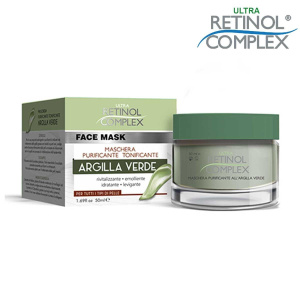 Retinol Complex maschera viso purificante tonificante all’argilla verde 50 ml