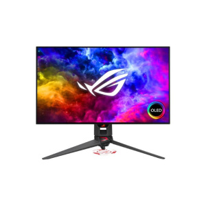 Asus monitor gaming rog swift oled pg27aqdm, 27“, display qhd 2560×1440, frequenza 240hz, tempo di risposta 0.03ms, hdr10
