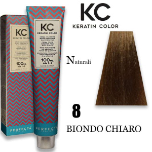 Kc keratin cream color 100 ml 8