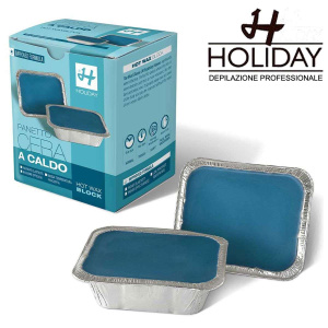 Cera a caldo formula vacanza classic azzurra 2×500 ml