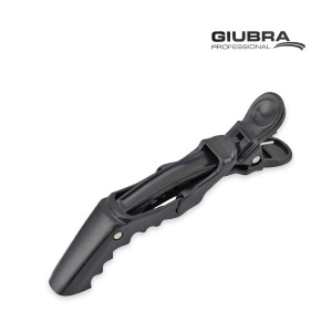 Giubra pinza coccodrillo nero confezione da 4 pezzi