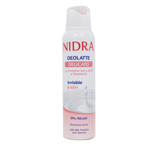 Nidra Nidra Deolatte Delicato Con Proteine Del Latte E Mandorla Deodorant Spray 150 Ml