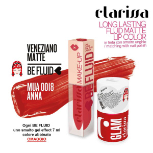 Be fluid lip color anna veneziano matte 4 ml