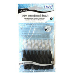 Tepe Spazzolini interdentali Normal 1,5 mm nero 8 pezzi