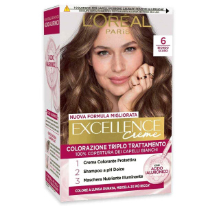 L’oreal colorazione triplo trattamento excellence n 6 biondo scuro