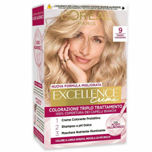 L’oreal colorazione triplo trattamento excellence n 9 biondo chiarissimo