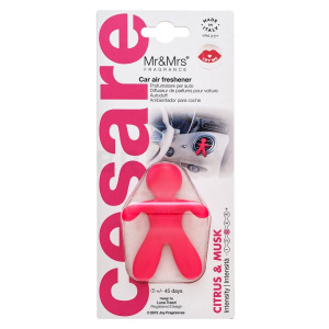Mr&Mrs Fragranza Cesare Deodorante per Auto Agrumi e Muschio