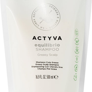 Kemon Actyva Equilibrio shampoo di pulizia profonda per cuoi capelluti grassi 500 ml