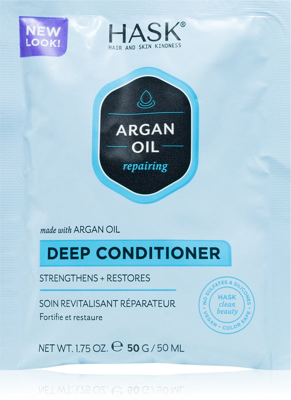HASK Argan Oil balsamo di rigenerazione profonda per capelli rovinati e secchi 50 ml