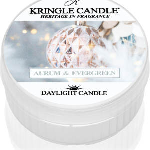Kringle Candle Aurum & Evergreen candela scaldavivande 42 g