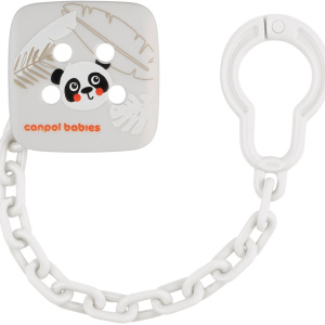 Canpol babies BabiesBoo Soothers Holder catenella per ciuccio Panda