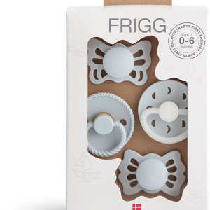 FRIGG Baby's First Pacifier Moonlight Sailing ciuccio Powder Blue