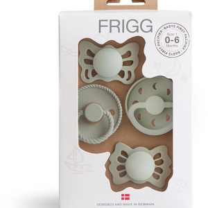 FRIGG Baby’s First Pacifier Moonlight Sailing ciuccio Sage