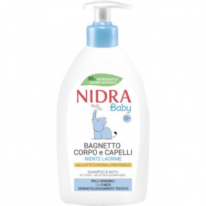 Nidra Bagnetto Corpo&Capelli Con Latte D`Avena E Pantenolo 500 Ml
