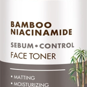 Green Pharmacy Bamboo & Niacinamide lozione tonica attiva per pelli grasse 200 ml