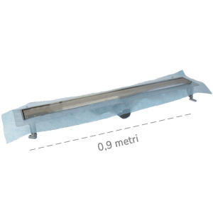 Canaletta per doccia a pavimento Dakota Dakua+ Base DUO, 78x900mm