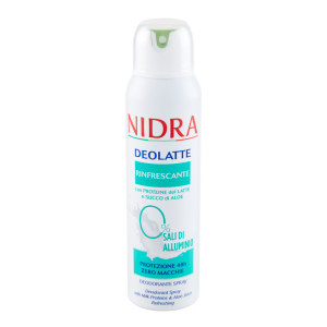 Nidra Deolatte Fresh Con Proteine Del Latte E Bio Aloe Deodorant Spray 150 Ml