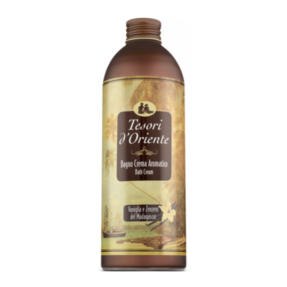 Tesori D Oriente Bagno Crema Aromatico Vaniglia E Zenzero Del Madagascar 500 Ml