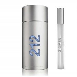 Carolina Herrera 212 Men Nyc Edt Sp 100ml Mini 10ml Set da viaggio