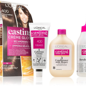 L’Oréal Paris Casting Creme Gloss tinta per capelli colore 400 castano scuro