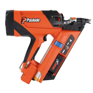 Chiodatrice gas-batteria Spit IM90Xi Litio per chiodi nastrati su carta 34°, 50-90mm