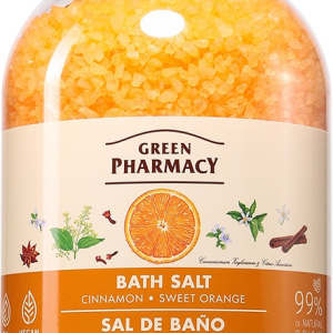 Green Pharmacy Cinnamon & Sweet orange sale da bagno rilassante 1000 g