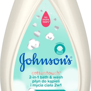 Johnson's® Cottontouch bagno effervescente e gel detergente 2 in 1 per bambini 500 ml