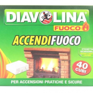 Diavolina Cubi Accendifuoco Diavolina Conf. Cubi 40