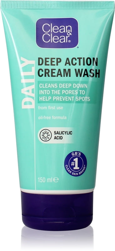 Clean & Clear Daily gel detergente in crema per il viso 150 ml