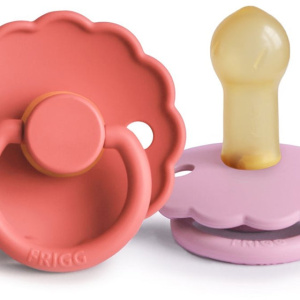 FRIGG Daisy Size 2:6-18 mesi ciuccio Poppy/Lupine 2 pezzi