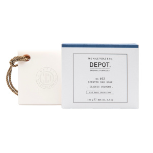 Depot, 600 Body Solutions No. 602, Botanical Complex, Detergente, Colonia classica, Saponetta profumata, Note floreali, 100 g