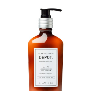 Depot, Body Solutions No. 604, Glycerin, Lozione idratante, giorno, Cajeput e mirto, per le mani, 200 ml
