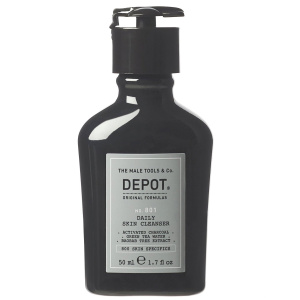 Depot, 800 Skin Specifics No. 801, carbone attivo, disintossicante, gel detergente, per il viso, 50 ml