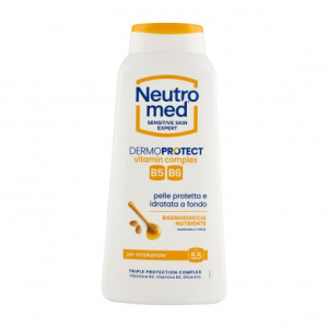Neutromed Dermoprotect Vitamin Complex – Bagnodoccia Nutriente Mandorla E Miele Ph 5,5 600 Ml