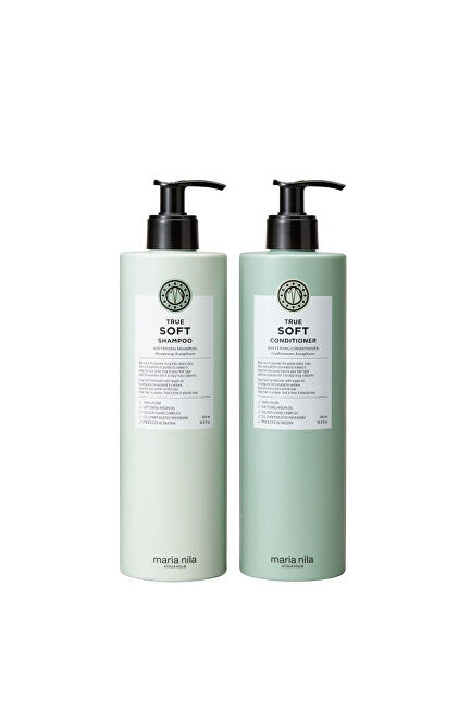 Maria nila Set regalo per la cura dei capelli True Soft Dry con olio di argan