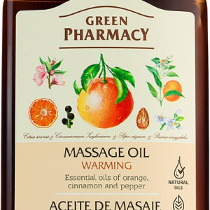 Green Pharmacy Essential oils of Orange olio massaggio riscaldante 200 ml
