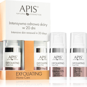 Apis Natural Cosmetics Exfoliation Home Care set per la ristrutturazione e tensione intensa della pelle 2× 15 ml
