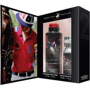Cofanetto regalo Beverly Hills Polo Club: 1982 – Sport 2, Eau de Toilette, Uomo, 50 ml + 1982 – Sport 2, Antitraspirante, Deodorante Spray, Uomo, 175