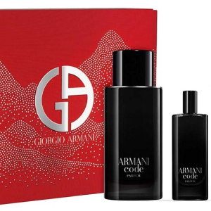 Giorgio armani Code Parfum – profumo 125 ml (ricaricabile) + gel spray 75 ml + profumo 15 ml