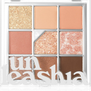 Unleashia Glitterpedia palette di ombretti colore No.3 All of Coral Pink 6,2 g