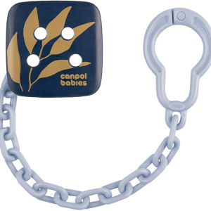 Canpol babies Gold Soothers Holder catenella per ciuccio Blue