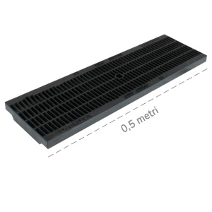 Griglia antitacco in tecnopolimeri C250 Dakota 0,5mt per canalette di scolo Taurus e Pegasus Plus