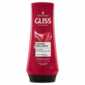 Gliss Repair Colore Brillante Balsamo Capelli Protezione Colore 200 Ml
