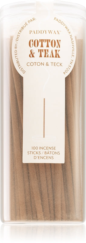 Paddywax Haze Cotton & Teak bastoncini profumati 100 pezzi