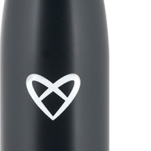 ZOE Heart Logo Stainless Steel bottiglia in acciaio inox per l’acqua colore Black 500 ml