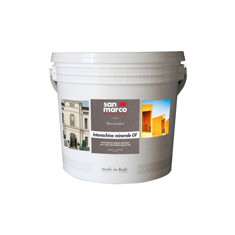 Decorativo minerale San Marco grana fine spatolato per esterni (Secchio 25Kg)