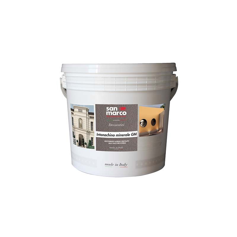 Decorativo minerale San Marco grana media spatolato per esterni (Secchio 25Kg)